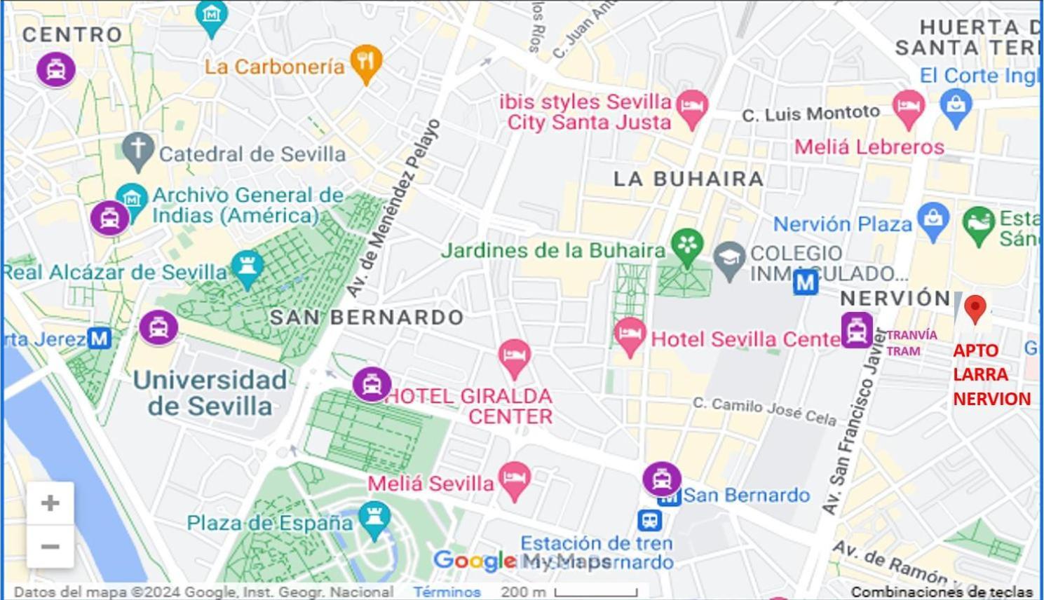 Apartmán Larra Nervion Subway Tranvia Sevilla Exteriér fotografie